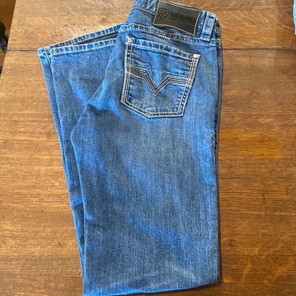 Rock and roll slim straight leg